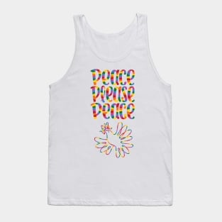 peace please peace Tank Top